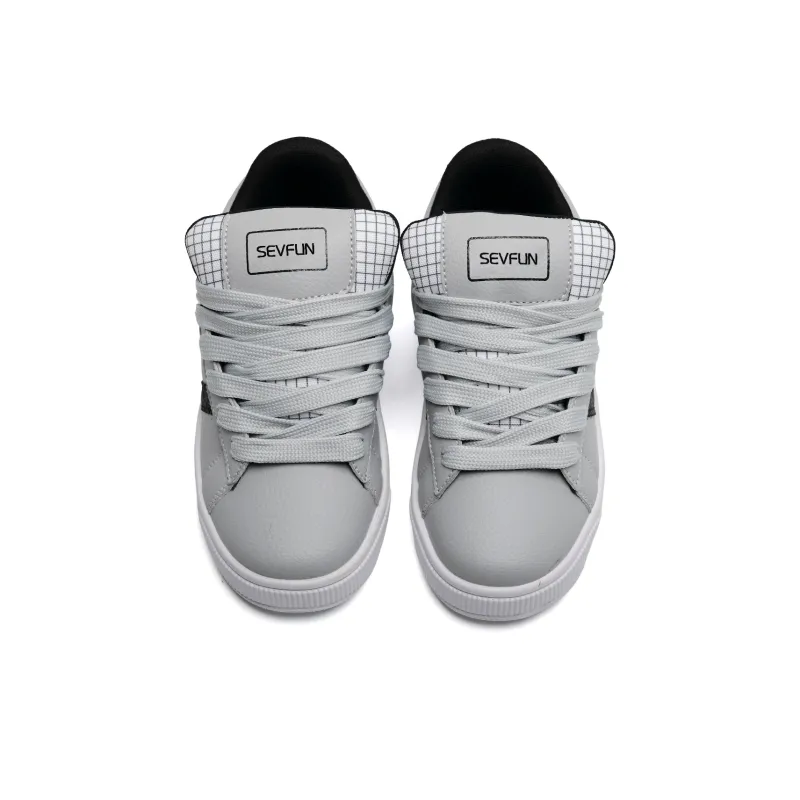 7 SEVFUN Lightweight Height Increasing Low Top Skateboard Shoes Unisex-3