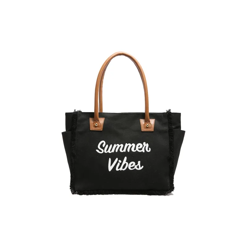 KARUISHA Canvas Canvas Bag Tote Handbag Women's Multicolor-13