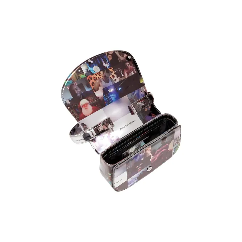 DIESEL 1DR Iconic Photo Printed Shoulder Bag-3