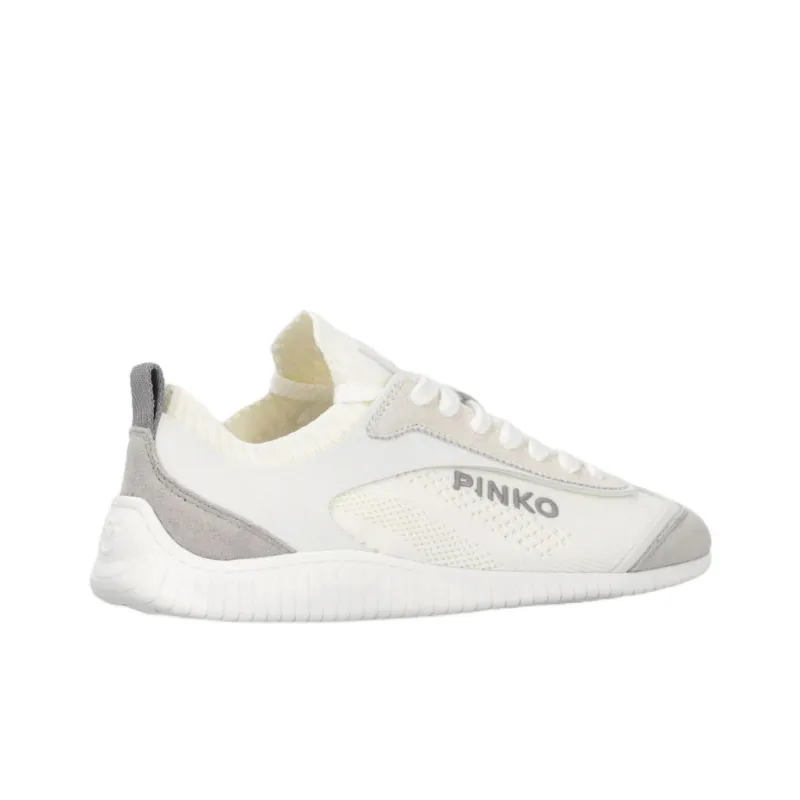 PINKO Logo Embroidered Lace Up Sneakers Women's-4