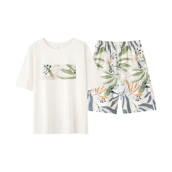WANANNI Pajama Set Unisex White