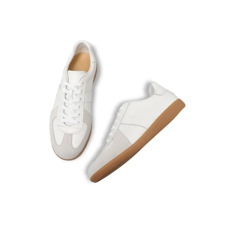 SAINTNJORD Low Top Skateboard Shoes Men's White-3