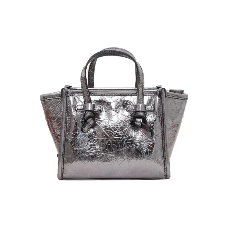 GIANNI CHIARINI Marcella Metallic Tote Bag-2