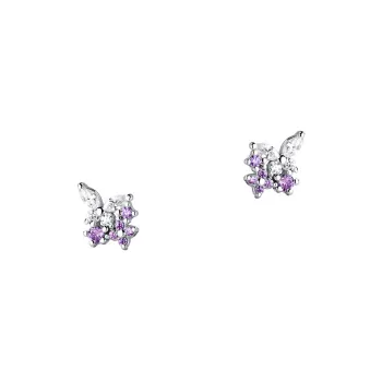 CENTURY&KINDLE 999 Fine Silver Stud Earrings Women's