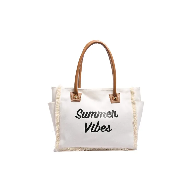 KARUISHA Canvas Canvas Bag Tote Handbag Women's Multicolor-1