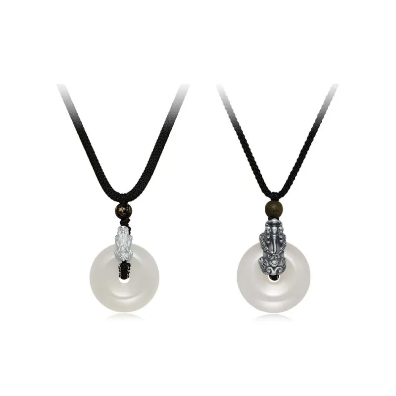 AGOVSKI Agate Jade Necklaces Unisex-10