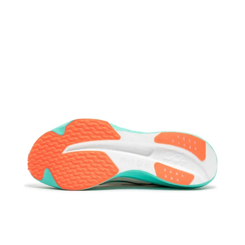 361° Cushioning, Slip Resistant, And Abrasion Resistant Low Top Training Running Shoes Unisex White Green-4