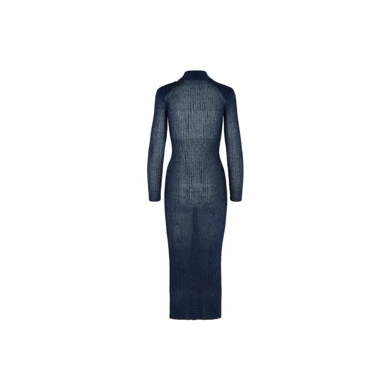 Self portrait Lurex knit Maxi Dress-1