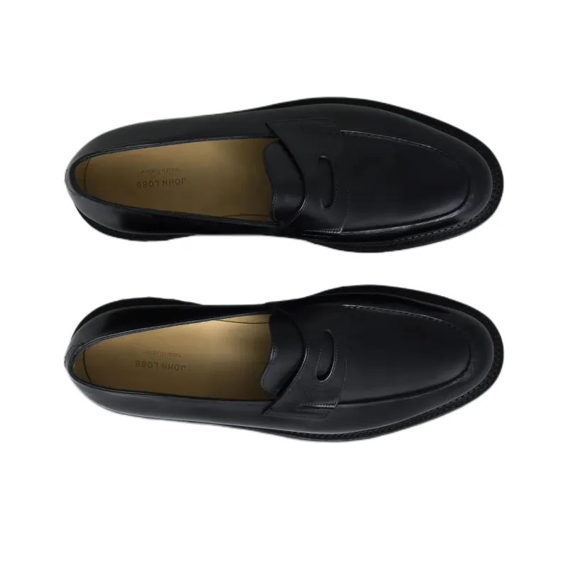JOHN LOBB Lopez Casual Shoes Men's Black-3