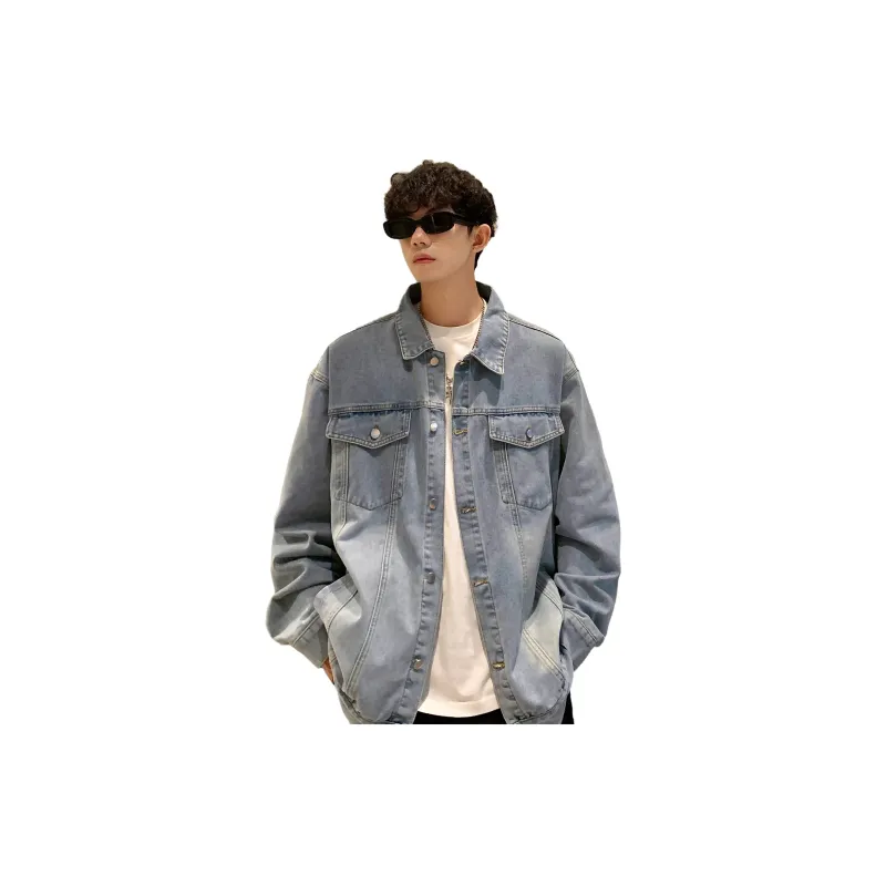 F3ML Denim Jacket Unisex Vintage Black-2