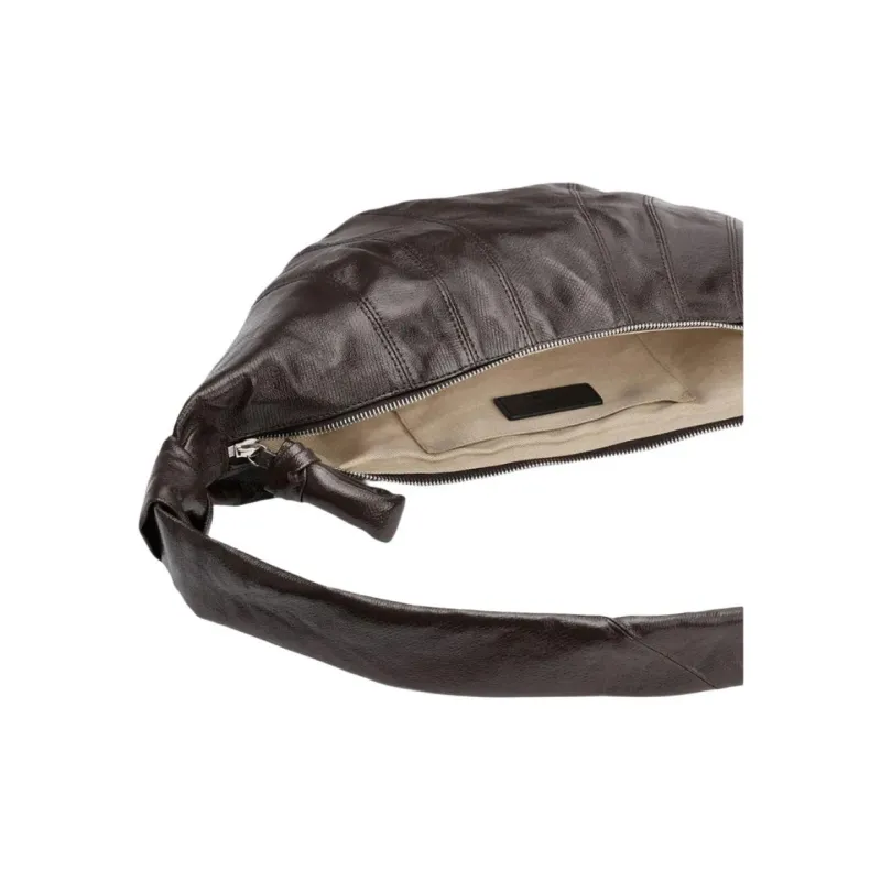 Lemaire Cotton Croissant Bag, Croissant Bag, Croissant Bag, Handbag, Shoulder Bag Medium Size Women's Brown-4