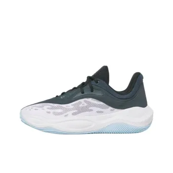 Under Armour Curry Splash Anti Slip Wear Resistant Low Top Basketball Shoes Unisex Black White