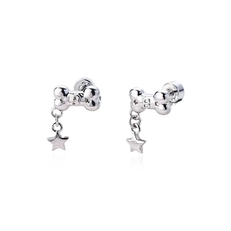 SHEEHHYY Alloy Stud Earrings Unisex-0