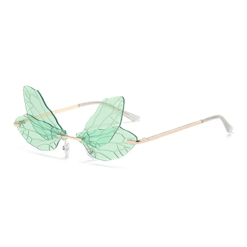 NOME Metal Plastic Irregular Shape Sunglasses Unisex-2