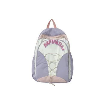 Alcohol Dragon Nylon Backpack Women's Multicolor