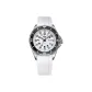 White Dial Rubber Strap Style-Green Light