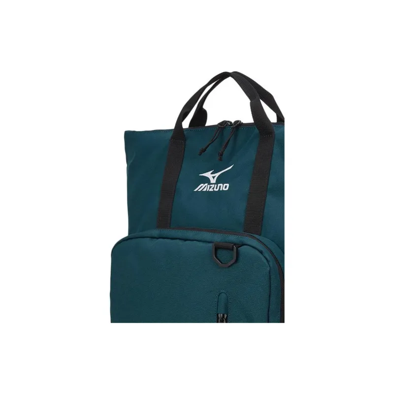 Mizuno Polyester Backpack Regular Unisex Blue Green-3