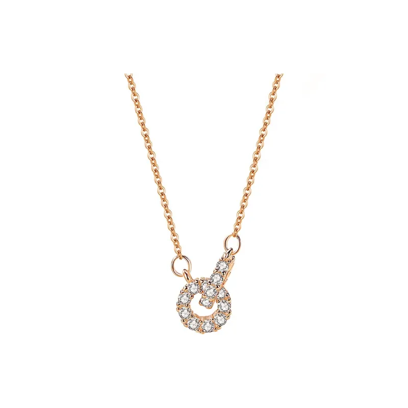 Heart Grass S925 Silver Necklaces Women's-5