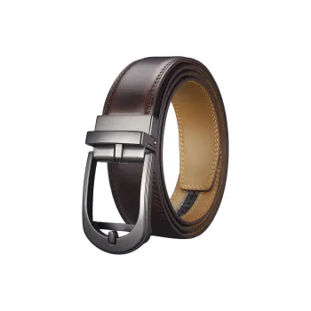 Yamaichi Maru Double Layered Coated Cow Leather Leather Belts Men's Width  3.5cm