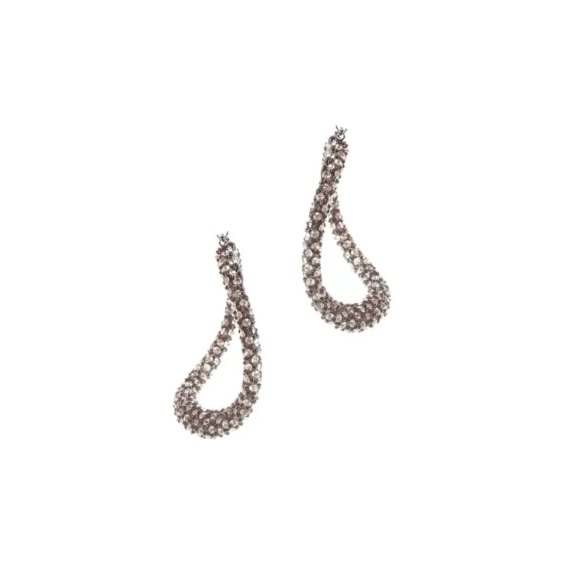 Valentino Logo Plaque Embellished Earrings-1
