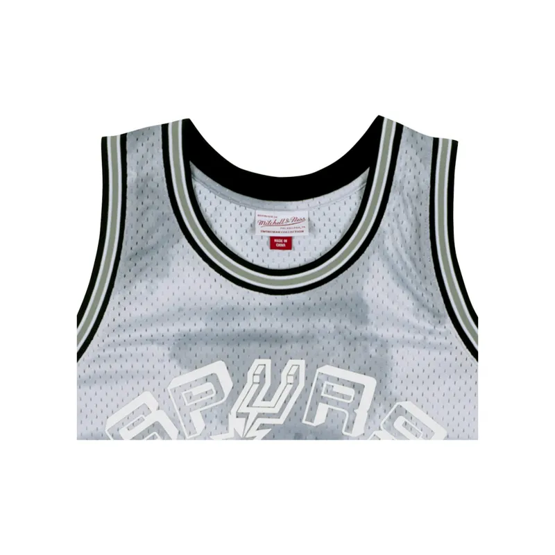 Mitchell & Ness Basketball Jerseys Unisex Light Gray-2