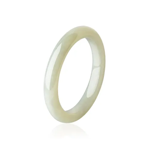 Children's Drawings Bangles Green Jade Women's