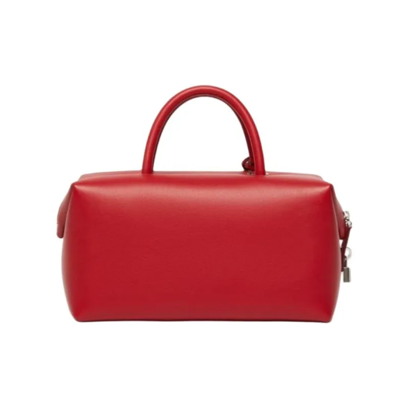 MaxMara Cow Leather Shoulder Bag, Crossbody Bag, Handbag Medium Size Women's Red-2