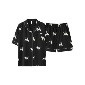 XIAFENYAN Pajama Set Women's Black