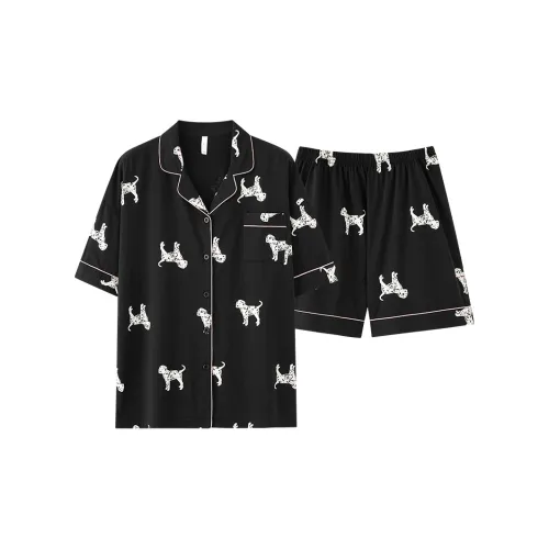 XIAFENYAN Pajama Set Women's Black