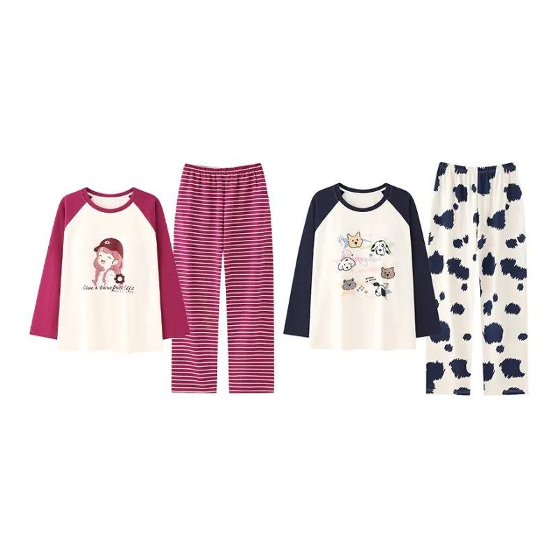 Herbal Primer Pajama Set Women's Combo Set-32
