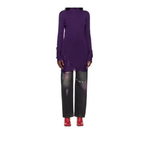 MM6 Maison Margiela Long Sleeved Dress Women's Purple