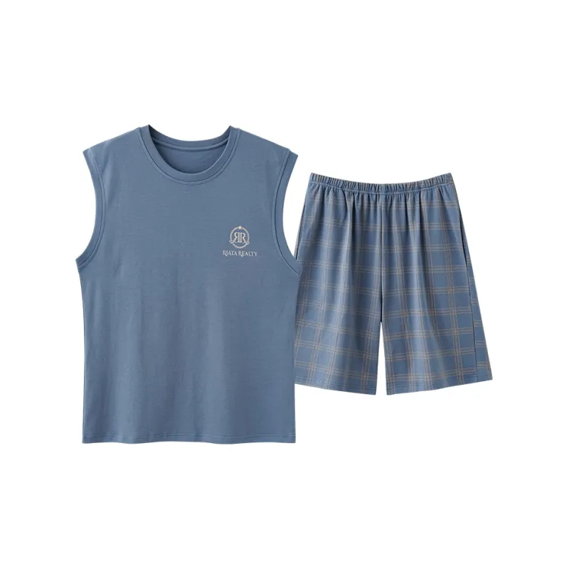 Qiao Ni Tong Pajama Set Men's Image Color-0