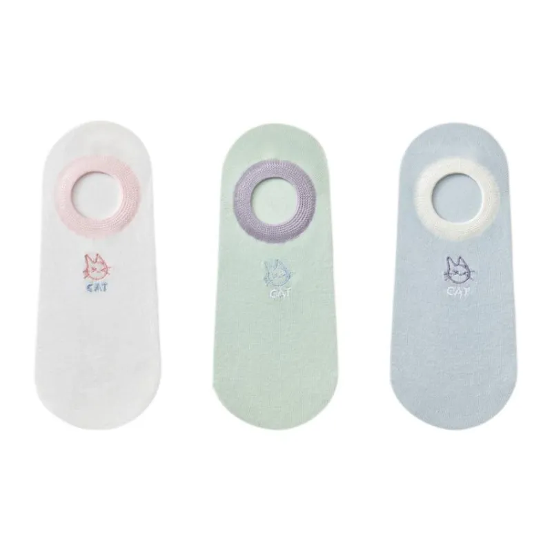 Temooues No Show Socks Women's Combo Set-5