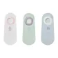 [3 Pack/7A Antibacterial]White+Light Green+Light Blue