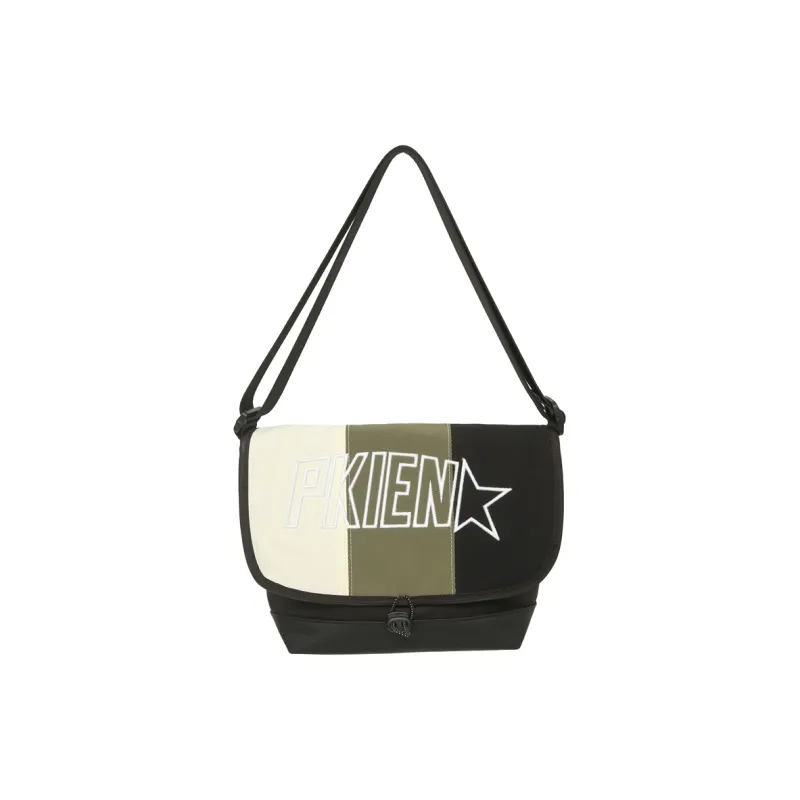 BGAY Oxford Shoulder Bag, Crossbody Bag Regular Unisex Black & Blue-0