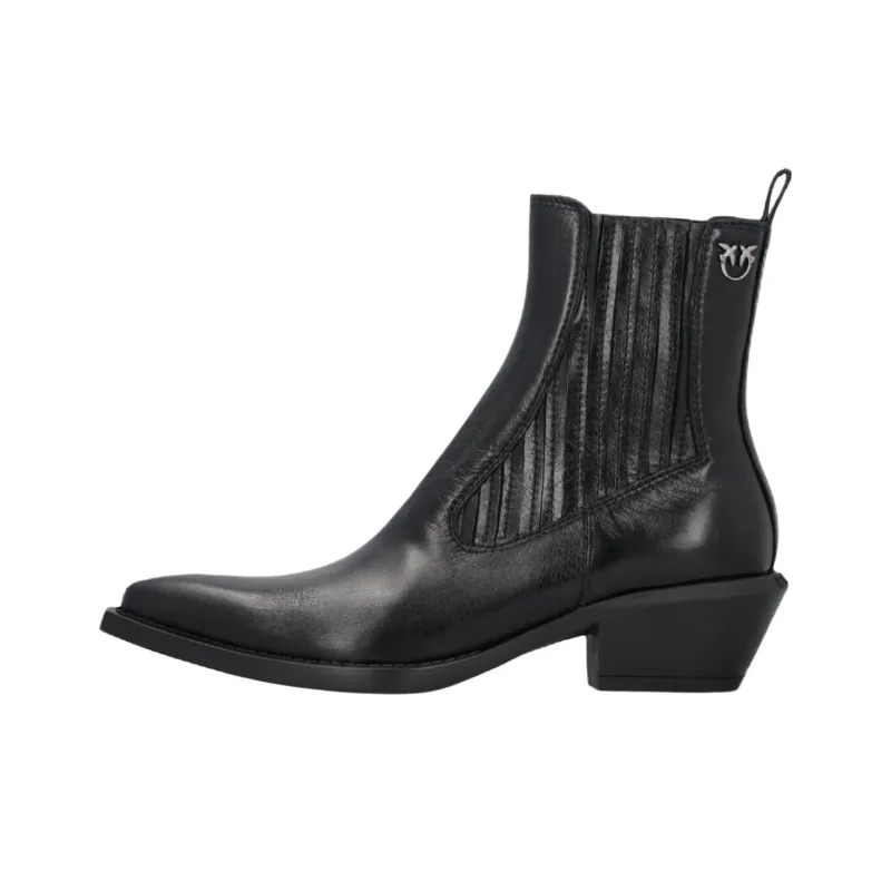 PINKO Ankle-Length Chelsea Boots 5cm Women's Black-0