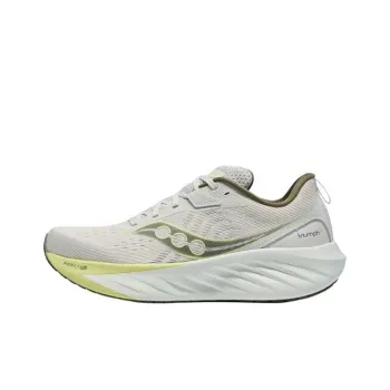Saucony TRIUMPH 22 Cushioning Wear Resistant Low Top Running Shoes Unisex Gray Green