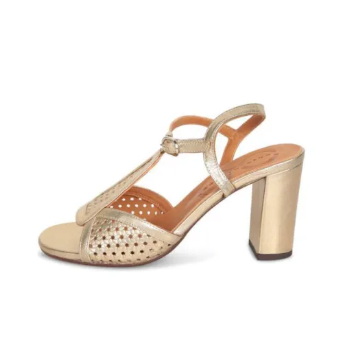 CHIE MIHARA Bechill Strap Sandals 8cm Women's Gold