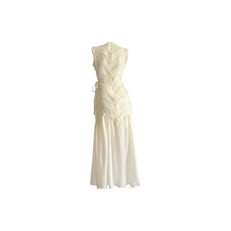 BDGU Sleeveless Dress Women's White-1