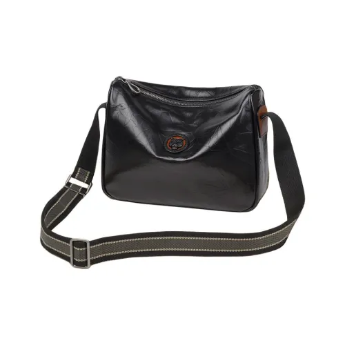VIHUS Cow Leather Shoulder Bag Regular Men's Black