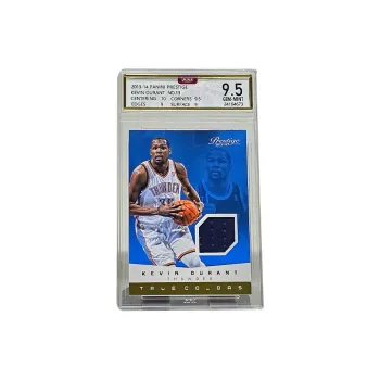 PANINI KD Star Card 2013 Thunder Playoff Period Home Game Worn Jersey Cut Material Ultra Thick Card Graded Cards 1 Pc
