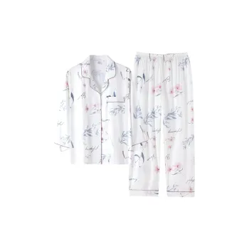 MIIOW Trend Party Series Pajama Set Women's White