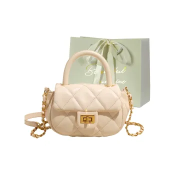 JIANGLIDA PU Crossbody One Shoulder Handbags Regular Women's White/Pink/Blue/Black