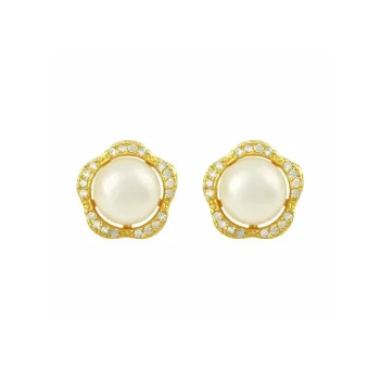 Beth Jewelry Pearl Stud Earrings Women's