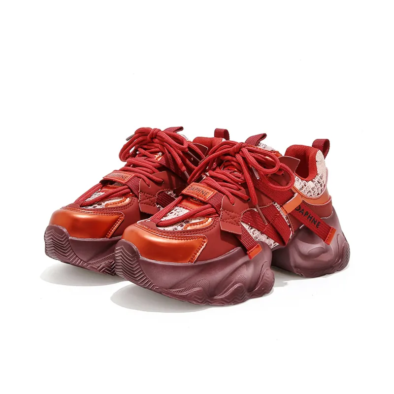 DAPHNE Low Top Chunky Sneakers Women's-37