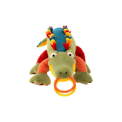 JELLYCAT Ocean Series Crocodile Bell-Shaker Green Dolls Plush Doll 8cm High