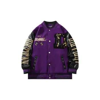 SUNSETMONENT Baseball Jacket Unisex Purple