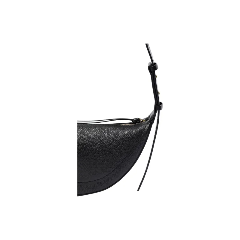 Other Stories Leather Shoulder Bag Women's Black-2