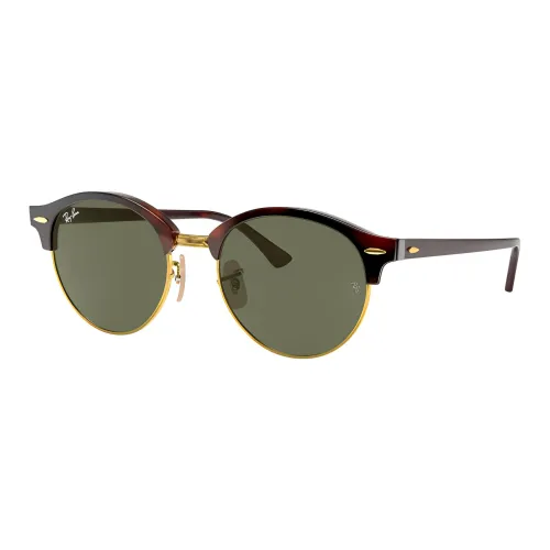 RayBan Plastic Round Sunglasses Unisex Red