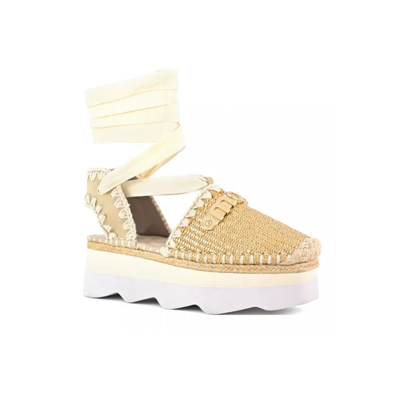 MOU Espa Casual Single Shoes 5.5cm Women's Yellow-2